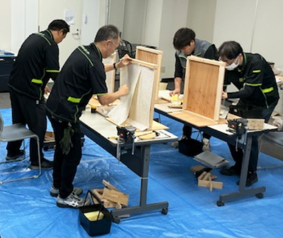 商品知識研修の様子